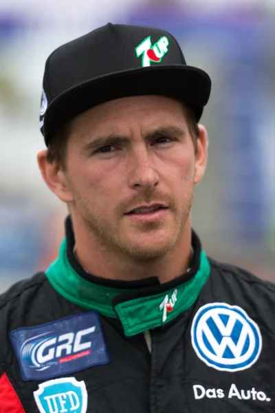 Scott Speed rally driver at the Red Bull GRC Global Rallycross