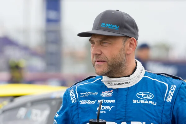 Sverre Isachsen rally driver at the Red Bull GRC Global Rallycross