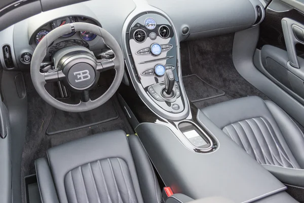 Bugatti Veyron interior on display
