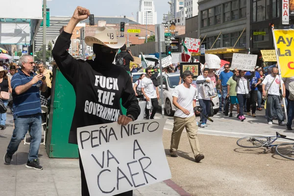 Relatives of the students who disappeared in Mexico packed the s