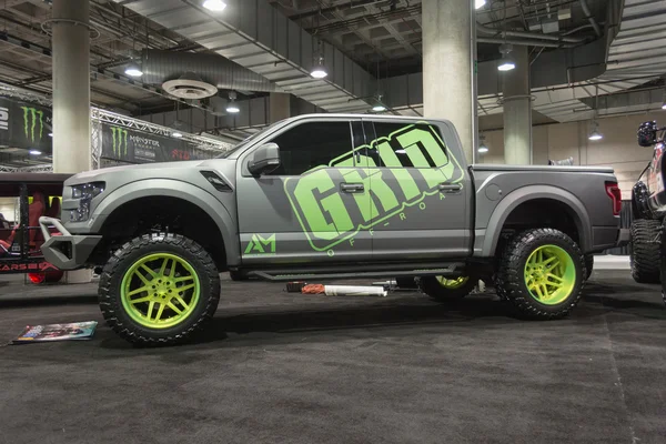 Lifted Truck on display