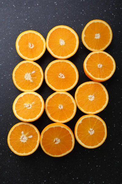 Fresh oranges food background