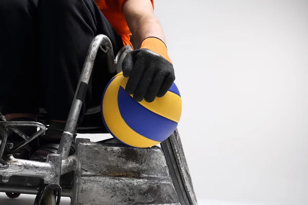 Disabled wheelchair. Sport in a wheelchair