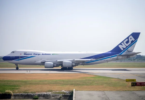 Nippon Cargo Airline Boeing 747-400F taking off from Suvarnabhum
