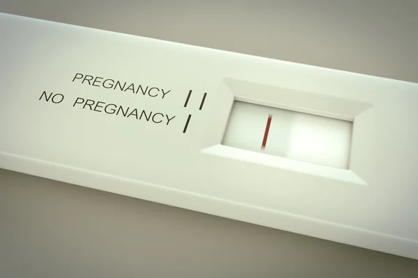 Pregnancy test. Not pregnant