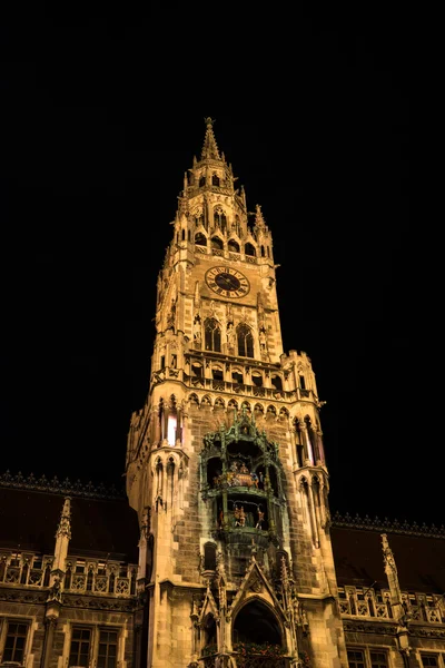 Town Hall of Munich -Bavaria, Germany- at night.