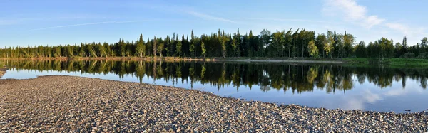 Panoramic view of the river.