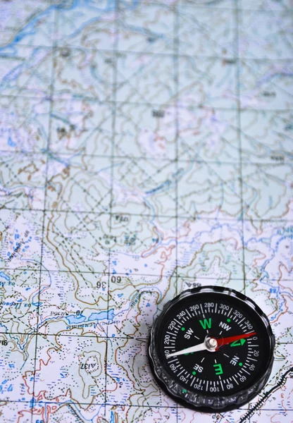 On a journey with map and compass.