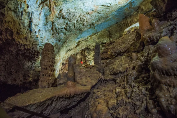 The temple new Athos with remarkable caves