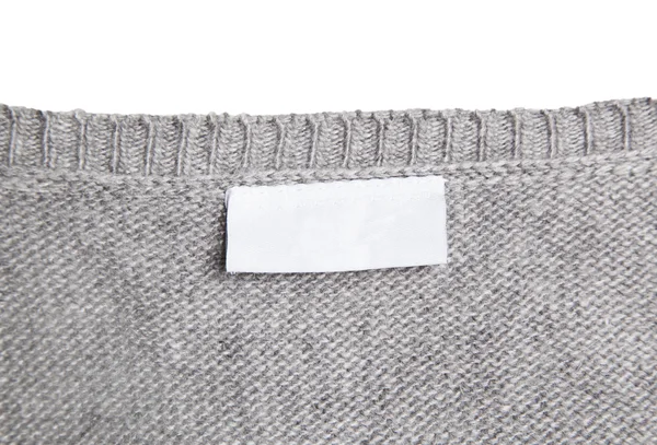 Clothes with label tag