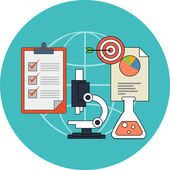 Marketing research concept