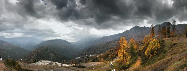 Caucasus Mountains. Mountain peaks of the Caucasus