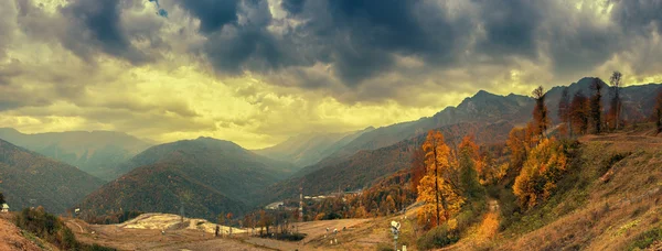 Caucasus Mountains. Mountain peaks of the Caucasus