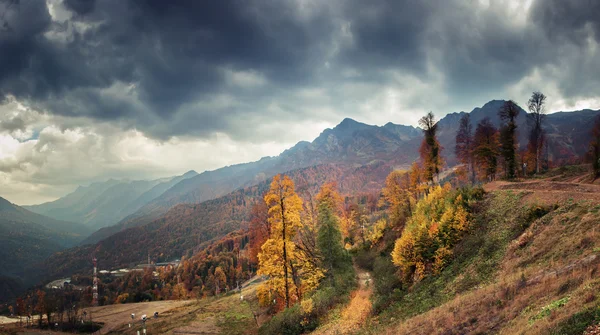 Caucasus Mountains. Mountain peaks of the Caucasus