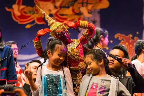 Thai traditional puppet play