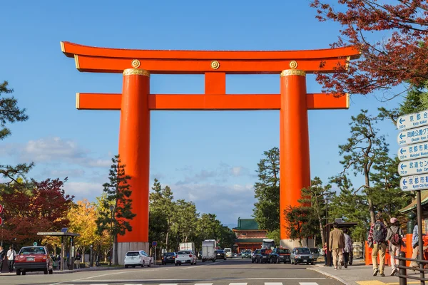 Heian Jingu Shrine in Kyoto, Japan