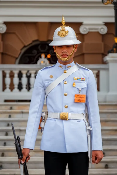 Thai Royal Guard at the Grand Palace in Bangkok