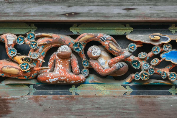The Three Famous Tosho-gu wood carvings at Nikko Toshogu Shrine