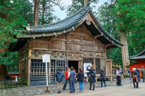 A storehouse with  the three famous Tosho-gu wood carvings \