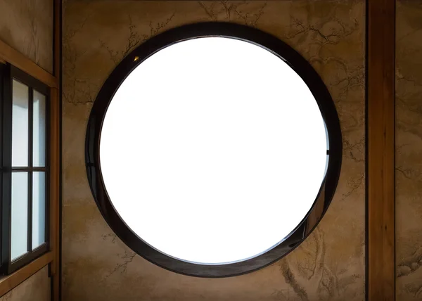 Isolated Japanese Round Window