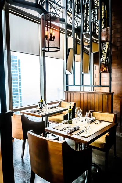 Modern contemporary High class fine dining restaurant interior