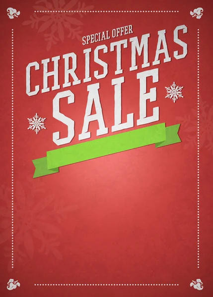 Chistmas offer and sale advert background