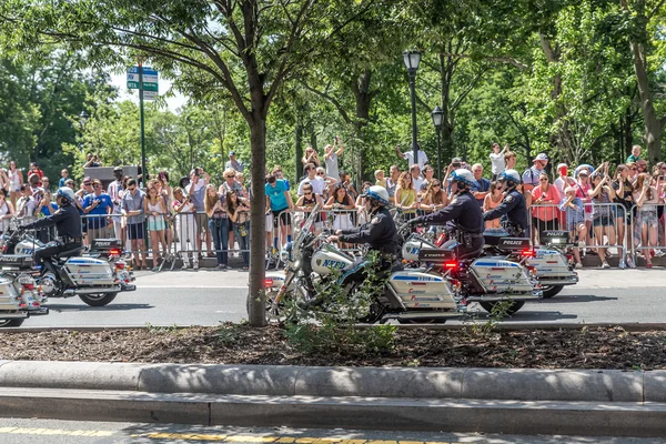 Celebration of US Women\'s World Cup win in New York