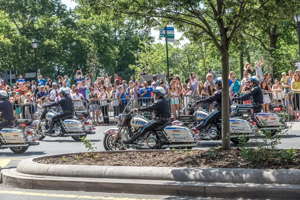 Celebration of US Women\'s World Cup win in New York