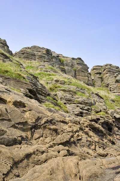 Strange Rocks at Yoengmeri Beach in Jeju