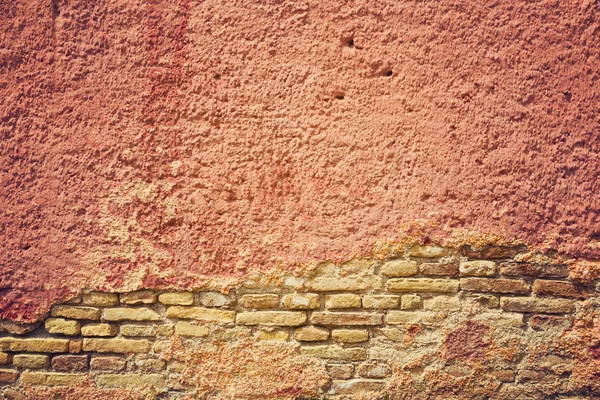 Vintage red wall and bricks