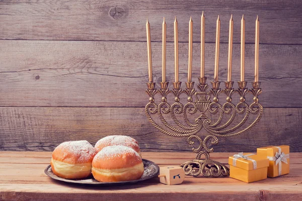 Jewish holiday hanukkah celebration