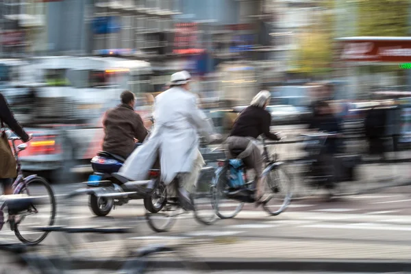 Cyclists in the Traffic