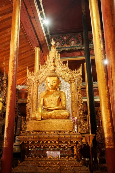 The sitting Buddha inside Church