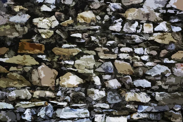 Painted stone wall texture