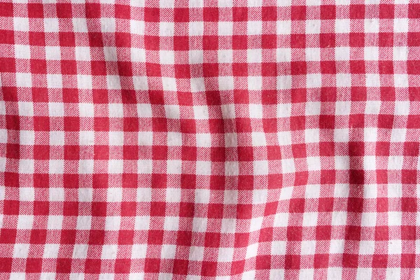 Red and white fabric texture.