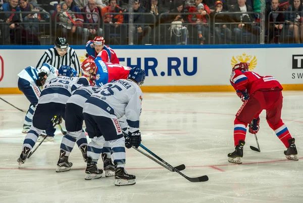 MOSCOW - APRIL 30, 2016: The players Russian National Team  and