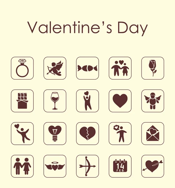 Set of Valentine's Day  icons