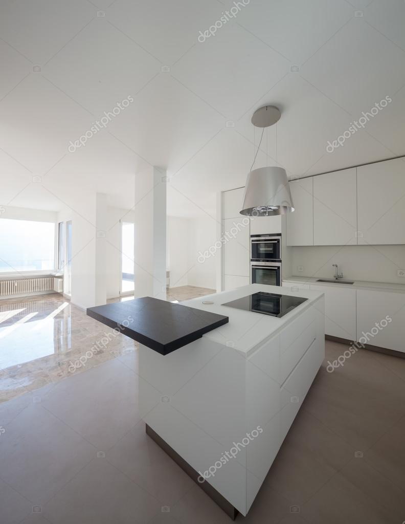 Casa, cucina di lusso moderna — foto stock © zveiger #102825096 Camino a induzione moderno