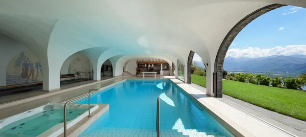 Swimming pool of a villa, interior