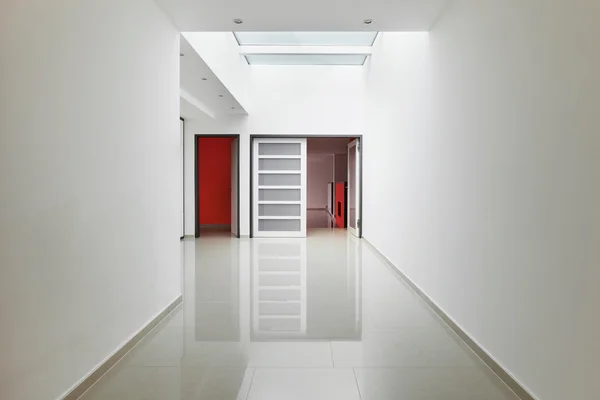 Interior modern house, corridor view
