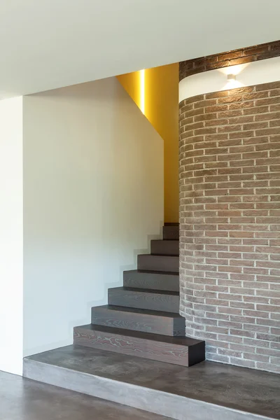 Interior of house, staircase