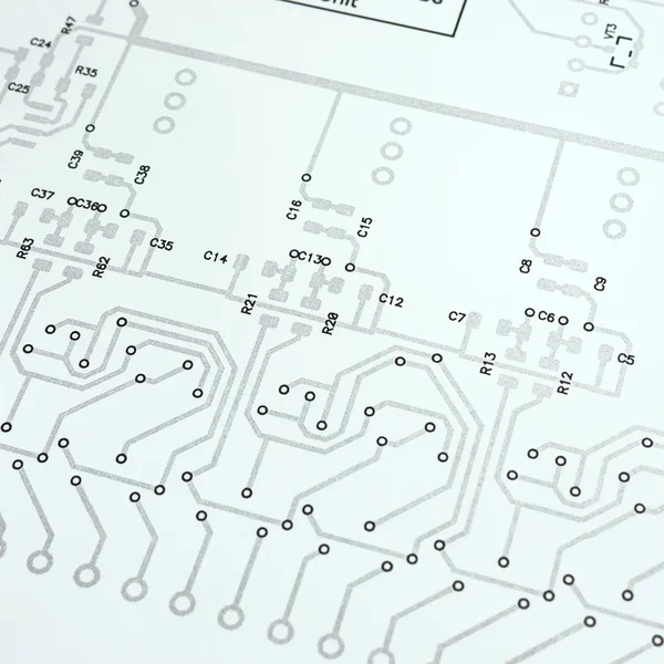 Electronic circuit board schematic