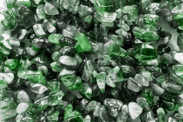 Green gems closeup