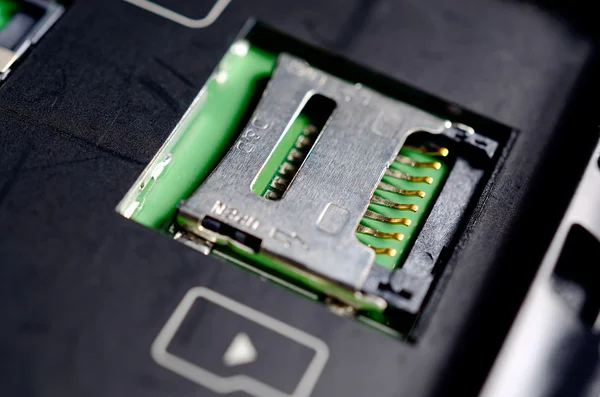 Socket for memory card micro-SD.