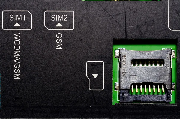 Socket for memory card micro-SD.