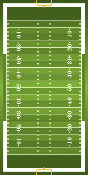 Textured Grass Vertical American Football Field