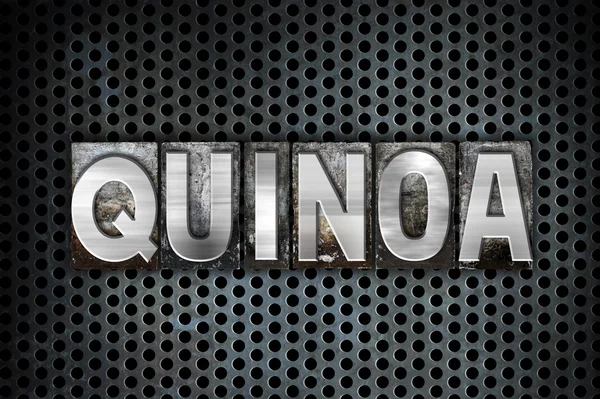 Quinoa Concept Metal Letterpress Type