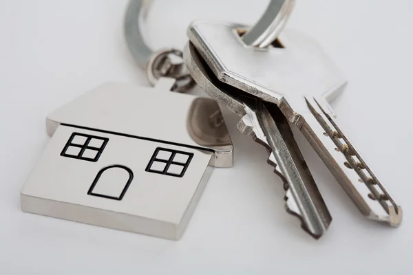 New home mortgage keys and keyring