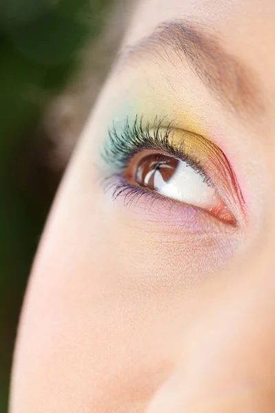 Beauty portrait of a young girl face