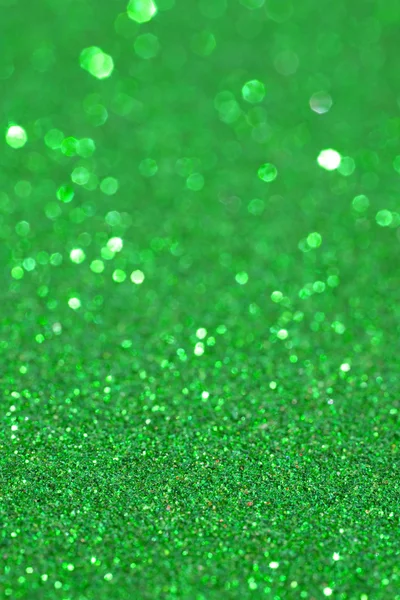 Abstract green glitter festive background